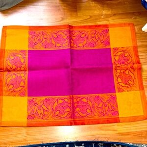 23x17 💯 linenLE JACQUARD FRANCAIS PLACE MATS NEW